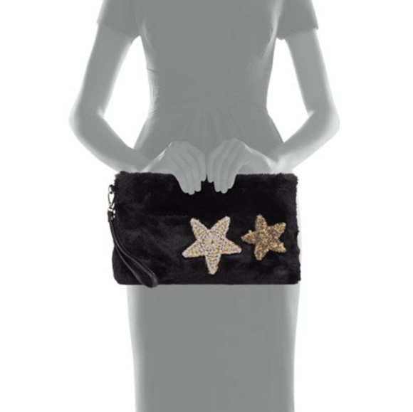 Neiman Marcus Furry Clutch - Picture 3 of 6